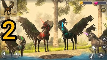 My Dark Heaven Flying Horse 3D Gameplay Walkthrough Part 2 - Android & ios Gameplay - L Game Channel