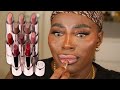 FENTY BEAUTY ICON LIPSTICKS! SWATCHES ON DARK SKIN| ThePlasticboyy