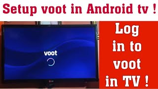 How to setup login voot in Android tv screenshot 4