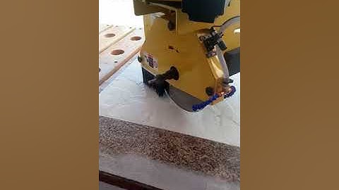 OSC TITAN 5 Axis CNC Stone Cutting Machine Working Video