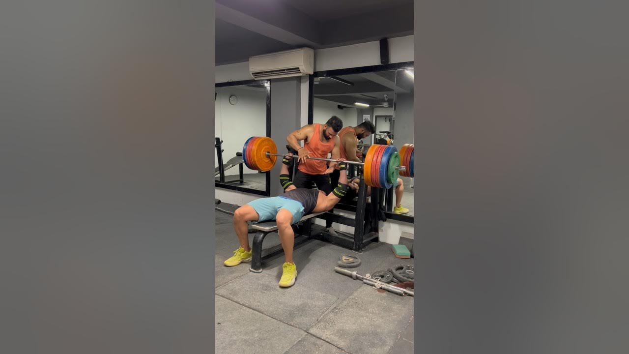 150kg bench press naturally Hard chest workout YouTube