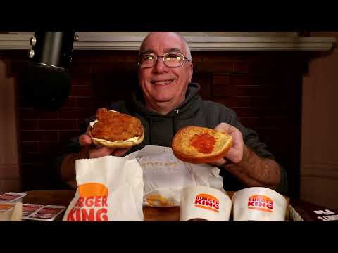 ASMR Eventually trying Burger King's New Italian Royal Crispy Chicken Sandwich