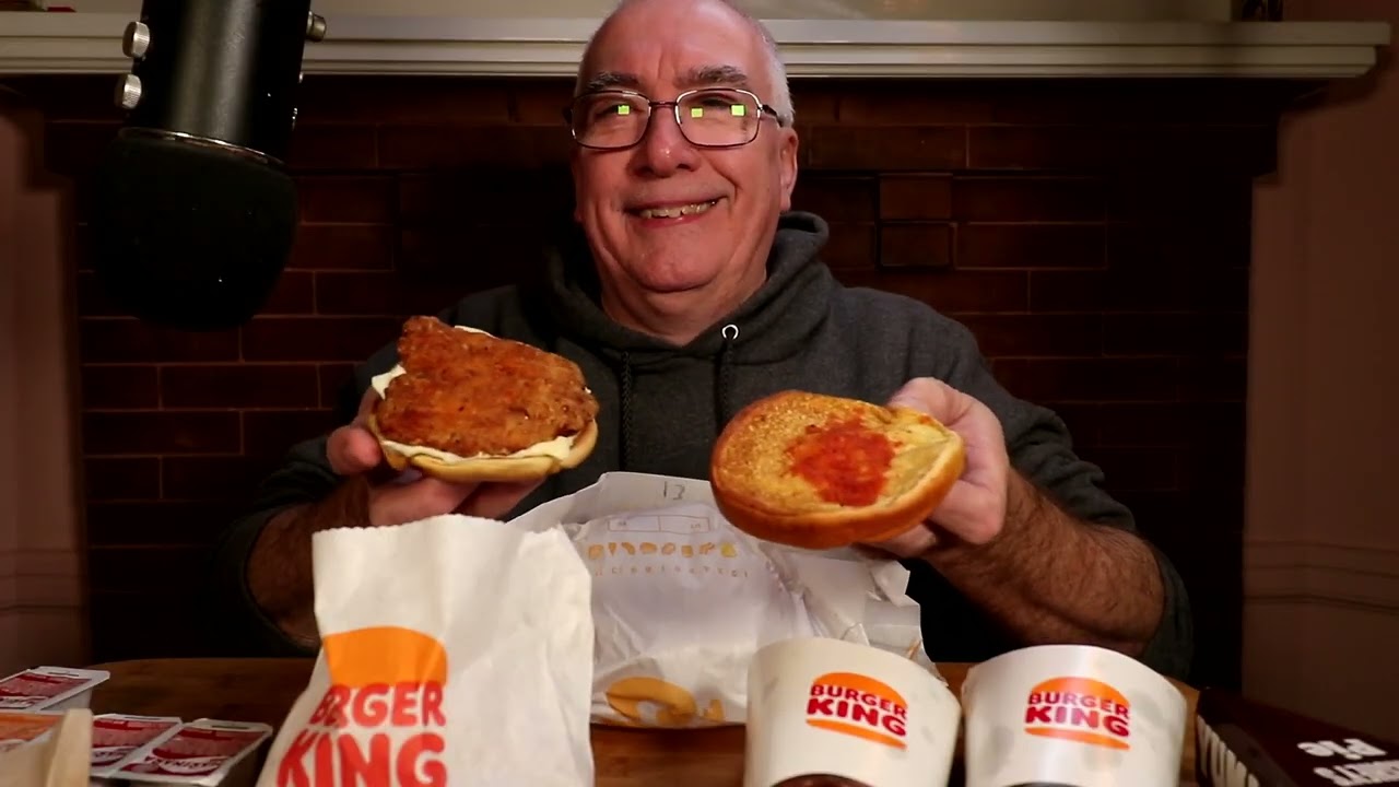 ASMR Eventually trying Burger King's New Italian Royal Crispy Chicken Sandwich