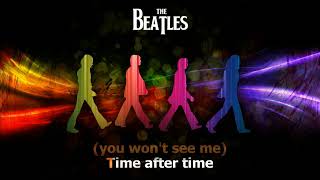 Miniatura del video "Beatles You Won't See Me Karaoke (no lead vocal)"