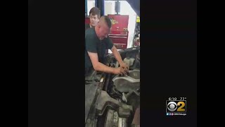 Kitten Saved From Car Engine