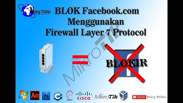 Konfigurasi dasar MikroTik || Blok situs facebook menggunakan Layer 7 Protocol