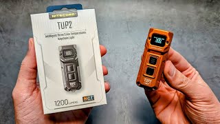 NiteCore TUP2 Flashlight - Unboxing & Full REVIEW - 1200 Lumens - Tri-Color KeyChain Light
