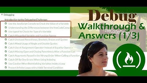 [1/3] Debug -- Console.log and typeof | FreeCodeCamp Challenges