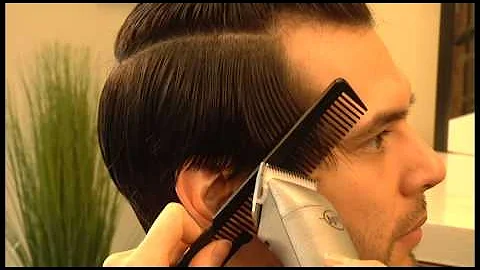How to cut Long Men's Haircut, Scissors + Clippers