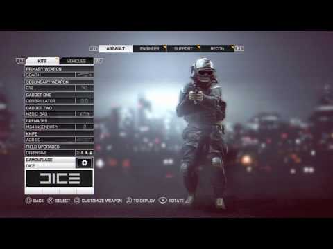 Battlefield 4: Black DICE camo unlocked