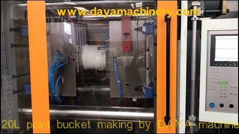 Injection Molding Machine for paint bucket | How to produce paint bucket | 20L bucket 26s cycle time