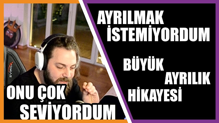 Elraenn - Ayrılık Hikayesini Anlatıyor (Seviyordum)