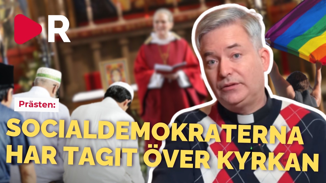 Prästen: Svenska kyrkan har spårat ur – styrs av politik och Pride
