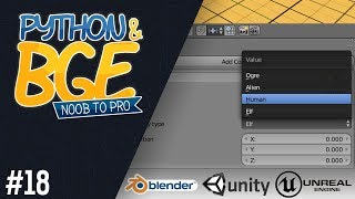 Usando Components no UPBGE | Python & BGE - Noob To Pro #18