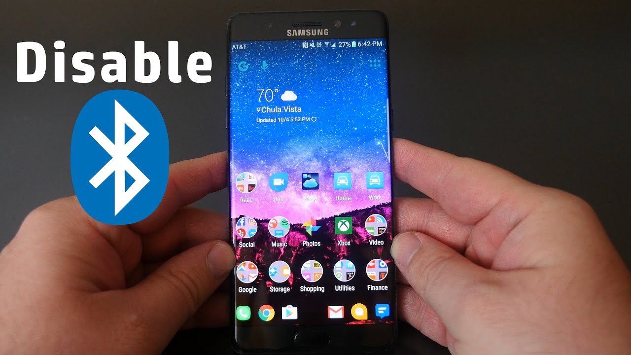 Samsung Galaxy Note 7 Lag Fix Disable Bluetooth! YouTube