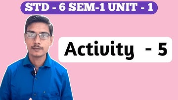 STD 6 ENGLISH SEM 1 UNIT -1 