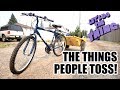 Found A Perfect Bike And Trailer Dumpster Diving Found A Perfect Bike And Trailer Dumpster Diving