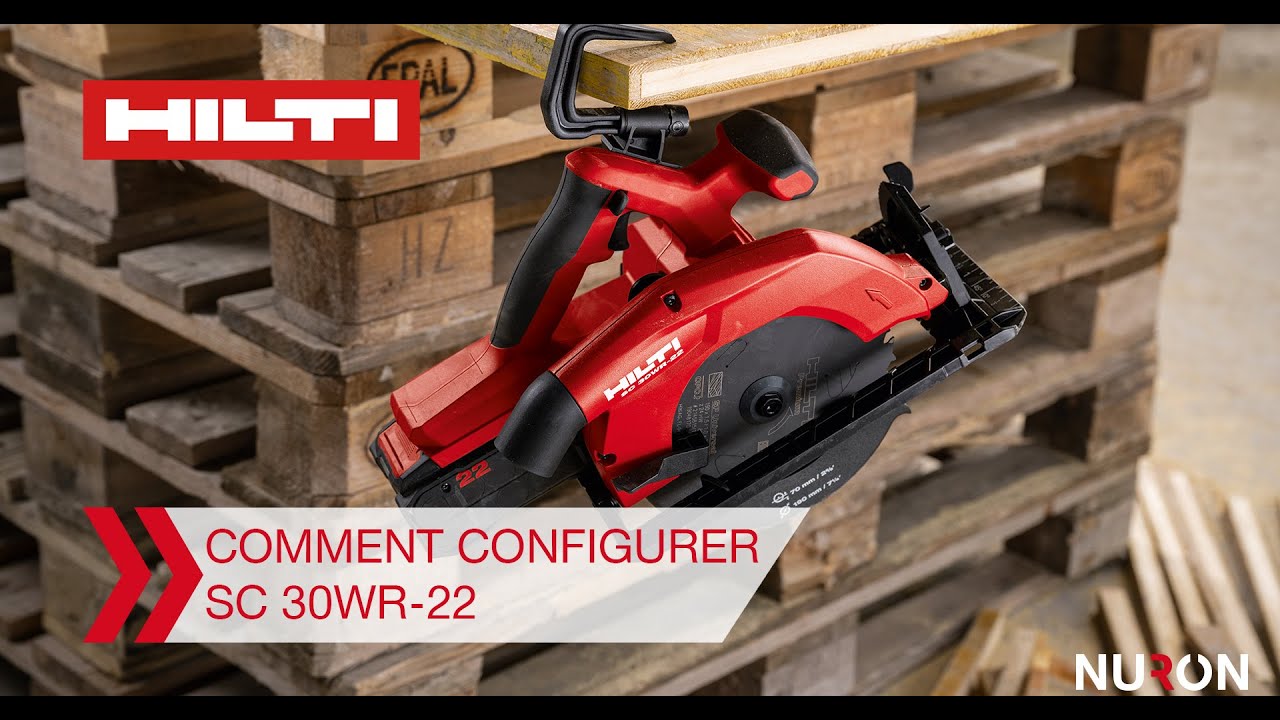 Comment configurer la scie circulaire sans fil SC 30WR22 Nuron de