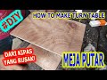 membuat meja putar  | How to make Turntable | lazy susan