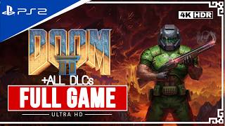 DOOM 2 + All Official DLC Full Game Walkthrough (4K 60FPS) | No Commentary | Retro FPS