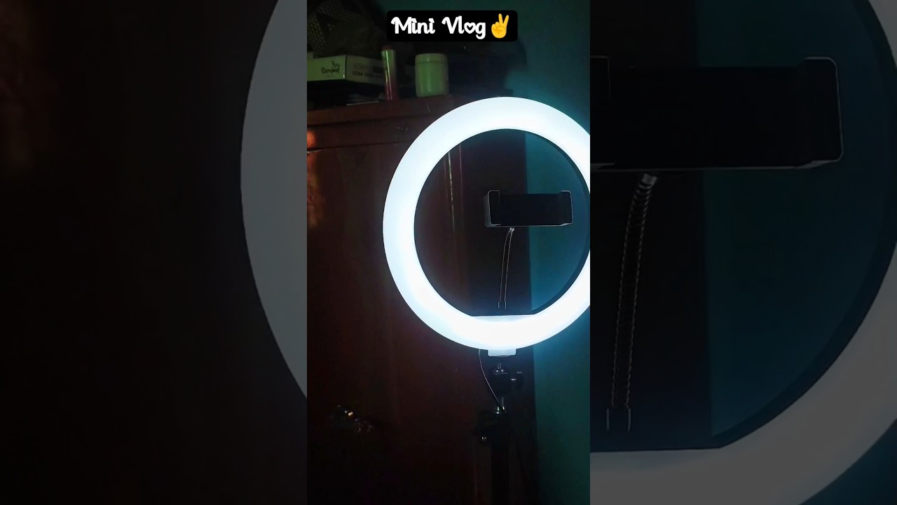 New Ring Light ✌️ Unboxing 😁❣️mini vlog 🥰 