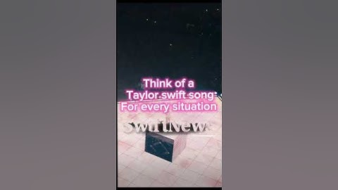 We’re Swifties of course we…