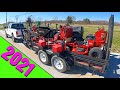 Lawn Care Trailer Setup 2021 - 3 MOWERS on a 7x16 trailer