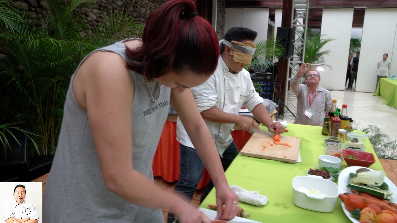 hiroyuki terada guinness Blindfold Cutting Competition | Meeting First Lady of Cuba