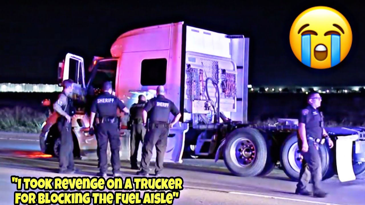 Truck Driver Blocked In At Fuel Aisle Takes Revenge & Gets Fired YouTube