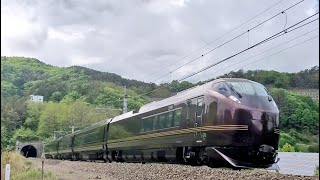 第3白坂トンネル篠ノ井方口~八木踏切13:11通過「JR篠ノ井線 9023M E655系''和'' 長野行き」