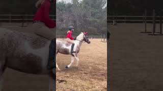 Cantering bareback! Again