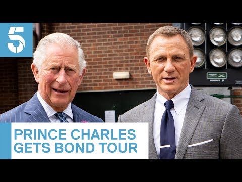 Daniel Craig shows Prince Charles around James Bond studio | 5 News
