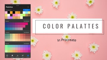 How to create Color Palettes in Procreate 🎨 | Custom palettes in Procreate