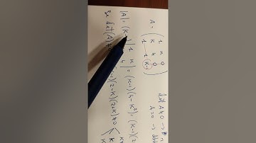 Rango di una matrice parametrica. Esercizio.