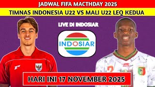 LIVE TONIGHT❗THIS IS THE MATCH SCHEDULE FOR THE INDONESIAN U22 NATIONAL TEAM VS MALI U22 TODAY, N...