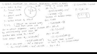 Difference in Pressure Across Drop & Bubble | Mechanical Properties of Fluids | Class 12 Physics