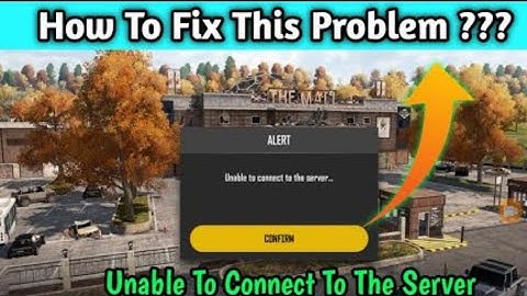 unable to connect to the server problem fixed ||pubg new State not opening problem fixed solution 😲