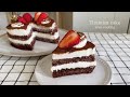 すごく簡単！超濃厚！ふわふわとろけるティラミスケーキ作り方 Tiramisu cake 티라미수 케이크