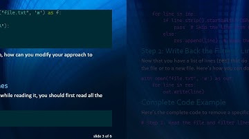 How to Remove a Specific Line from a Text File in Python