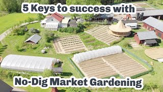 5 Keys to success with No Dig Market Gardening