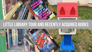 Little Library Tour and Recently Acquired Books | Lots of nonfiction books! | Little Free Library