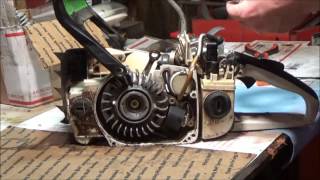 Converting an 034/MS340 Stihl chainsaw to an 036/MS360
