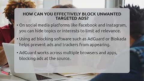 How Can You Effectively Block Unwanted Targeted Ads? - Everyday-Networking