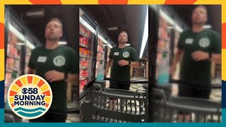 Oconomowoc content creator runs marathon inside Delafield grocery store