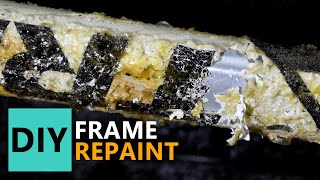 How to Repaint Bike Frame - Step by Step (Samurai and OneTake Paint) - BIKE RESTORATION