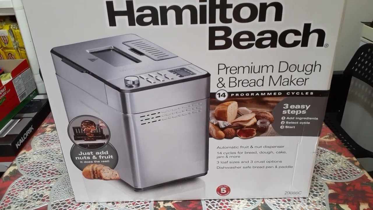 Hamilton Beach Premium Dough & Bread Maker 