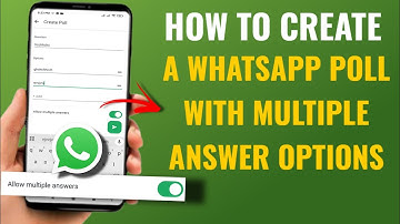 How to Create a WhatsApp Poll with Multiple Answer Options | English