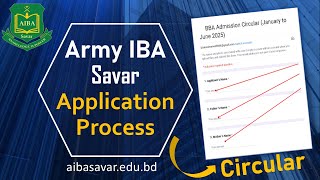 Army IBA , Savar Application Process December 2024 Exam. Circular Analysis And Apply #Army_IBA_Apply