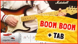 BOOM BOOM 🎸 JOHN LEE HOOKER (MAIN RIFF + TAB) chords