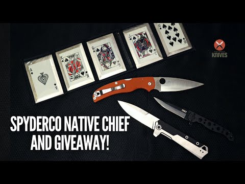 Rando Knife Giveaway and the Sypderco Native Chief First Impressions